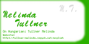 melinda tullner business card